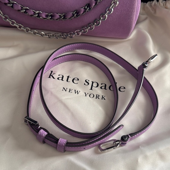 kate spade New York Roulette Suede Mini Convertible crossbody KM701 - Picture 3 of 4